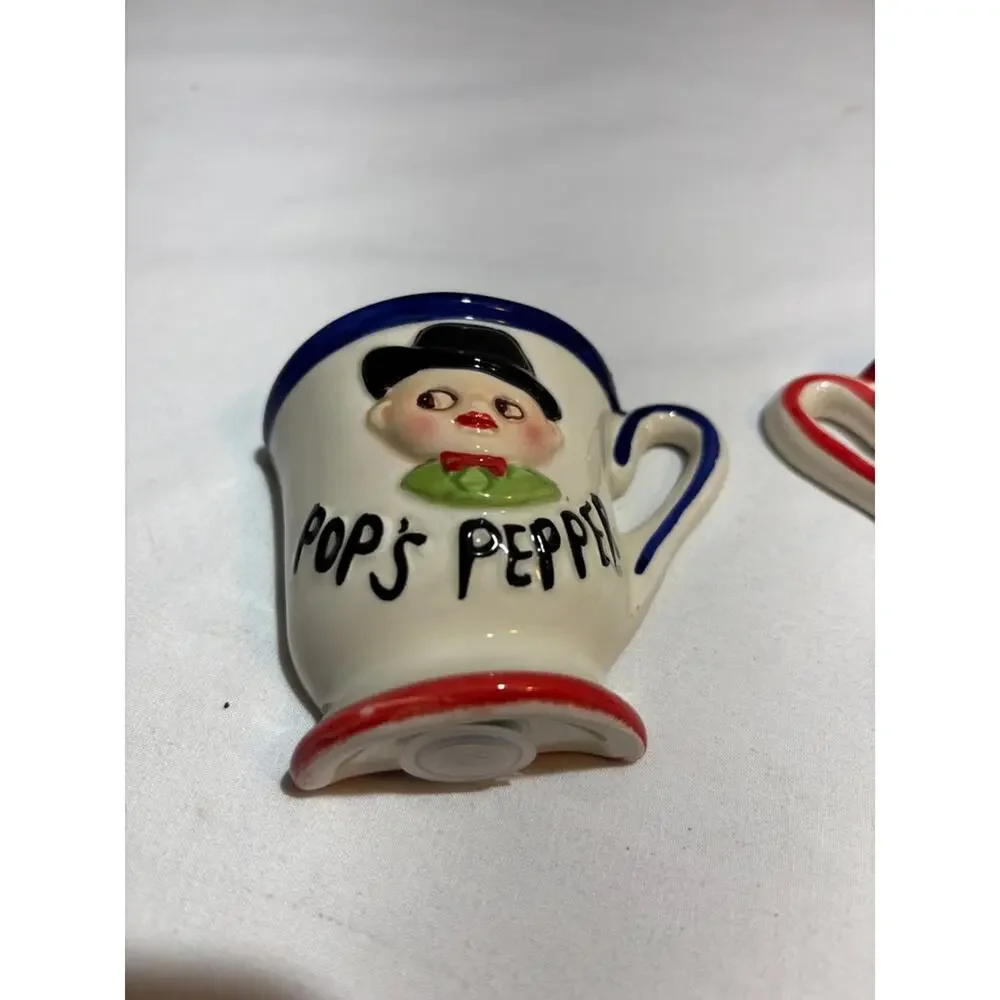 Vintage Mom's Salt and Pop's Pepper Shaker Set